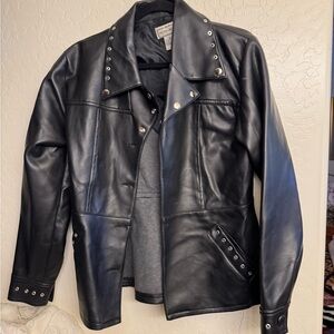 Vintage In Charge Leather Jacket